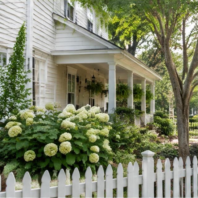 Illustrative residential streetscape, not a photograph of this neighborhood